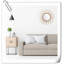 Miroir suspendu - Miroir mural en rotin tournesol, miroir de maquillage pour salle de bain Boho
