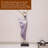 32.28"Polyester resin purple human-shaped art piece