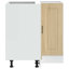 Latitude Run Kitchen Corner Base Cabinet Porto Engineered Wood-704406451