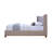 Melbourne Gray Chenille Queen Bed