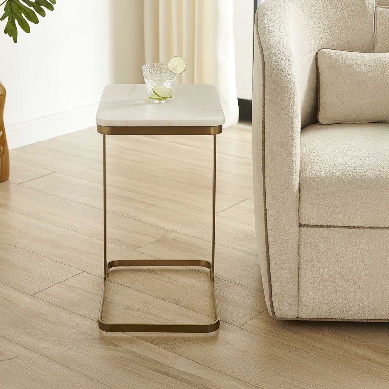 Table d'appoint en marbre Uttermost Tylan