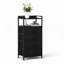 35cm W Iron+Density Board Bedside Table