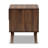 Harwood 1-Drawer Nightstand in Two-Tone Gray/Walnut Finish, 17.65'' H X 18.9'' W X 15.7'' D