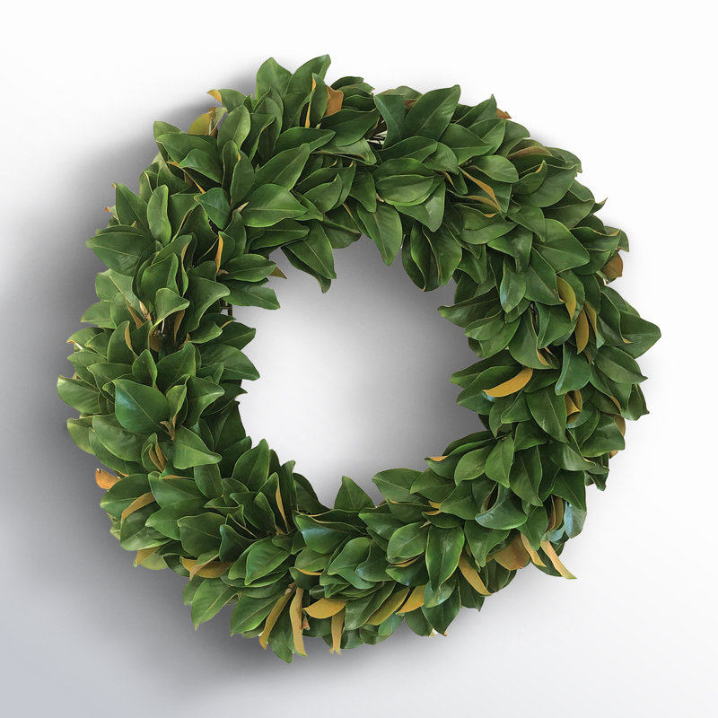 Magnolia Leaf Wreath, 36"