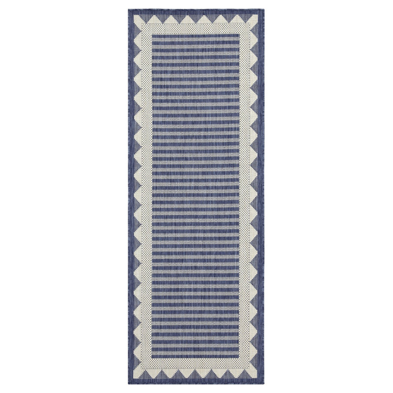 Tapis d'intérieur / extérieur élégant 2 pi Sunshine 7 po X 7 pi 3 po, parfait pour le patio et la décoration intérieure