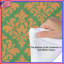 Édredon damassé orange et vert-130505680