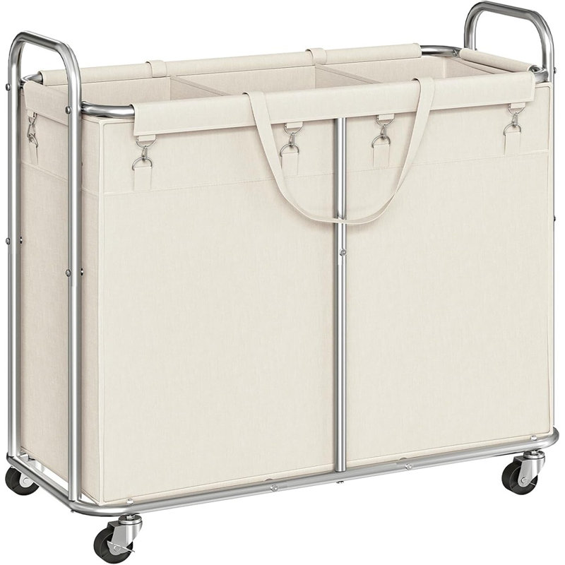 Laundry Basket With Wheels, 174L Rolling Laundry Hamper, ...