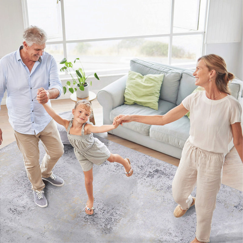 Tapis de couloir 2 pi 6 po x 10 pi lavable, à poils courts, antidérapant, antidérapant, pliable, adapté aux enfants et aux animaux de compagnie - tapis pour salon, chambre à coucher, cuisine, tapis de salle à manger