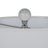 Decorative Glass Table Lamp for Living Room Decor - Desk Lamp for Bedroom Bedside and Small Side Table Accent - Set of 2, 28", Silver & Metallic-1987288218