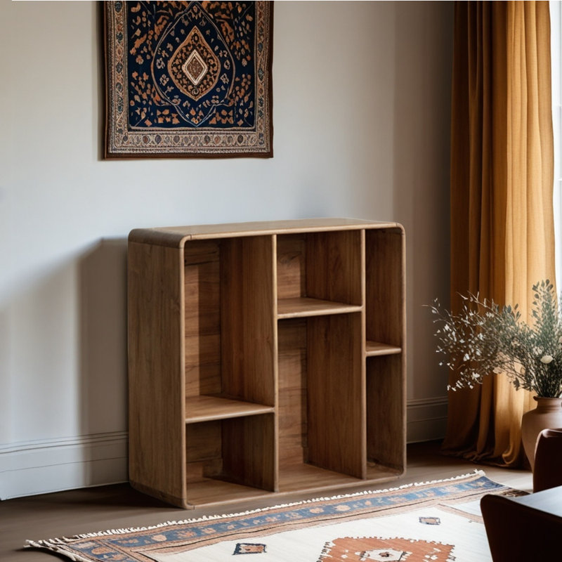 Medieval retro style bookcase