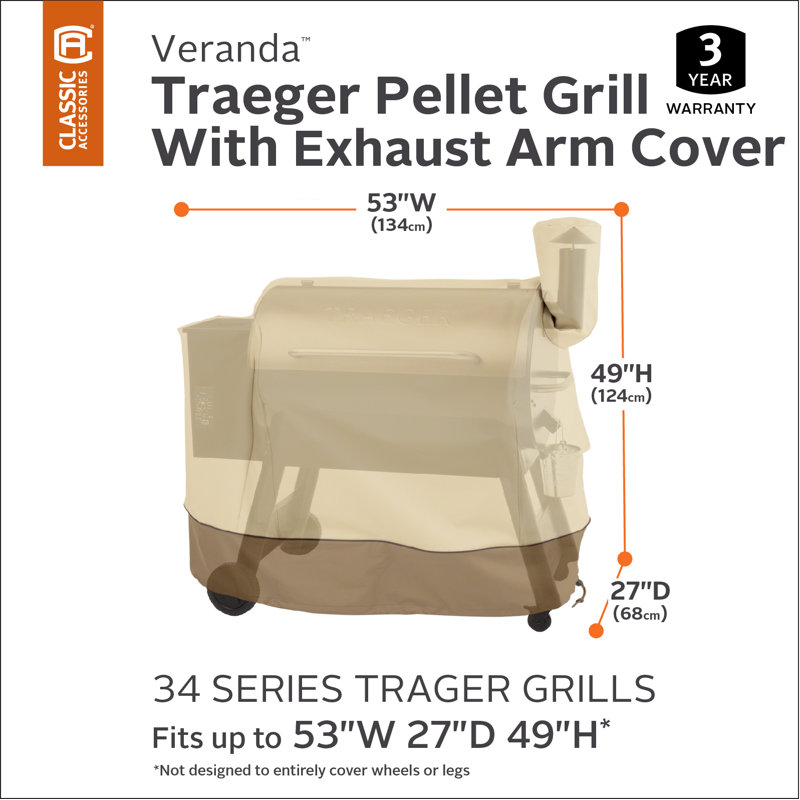 The Twillery Co.® Paulding 23'' W x 38'' D Grill Cover