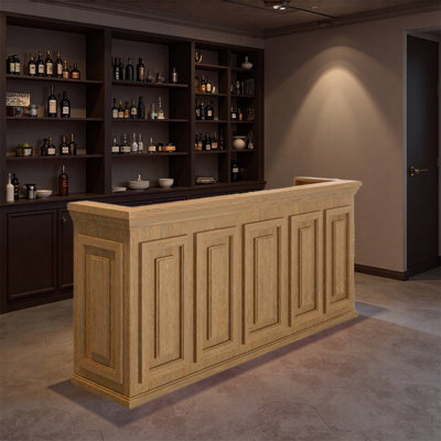 Vintage Elegant Bar Counter Ideal for Bars Entertainment venues Party Spaces