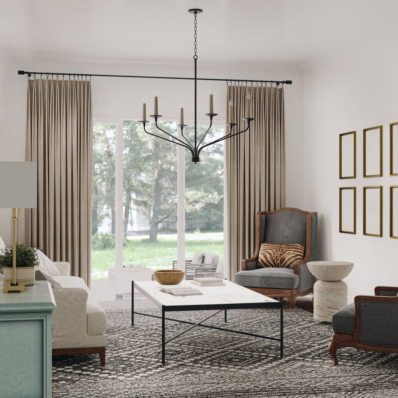 Wilder 6 - Light Dimmable Classic / Traditional Chandelier