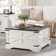 Remzo 31.5"W Square Farmhouse Coffee Table With Hinged Lift Top,Wood Center Table with Hidden Storage