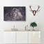 Lion In The Mist - Wrapped Canvas-56638227