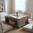Weston Traditional 31.5" W Square Coffee Table With Shelf-743965987