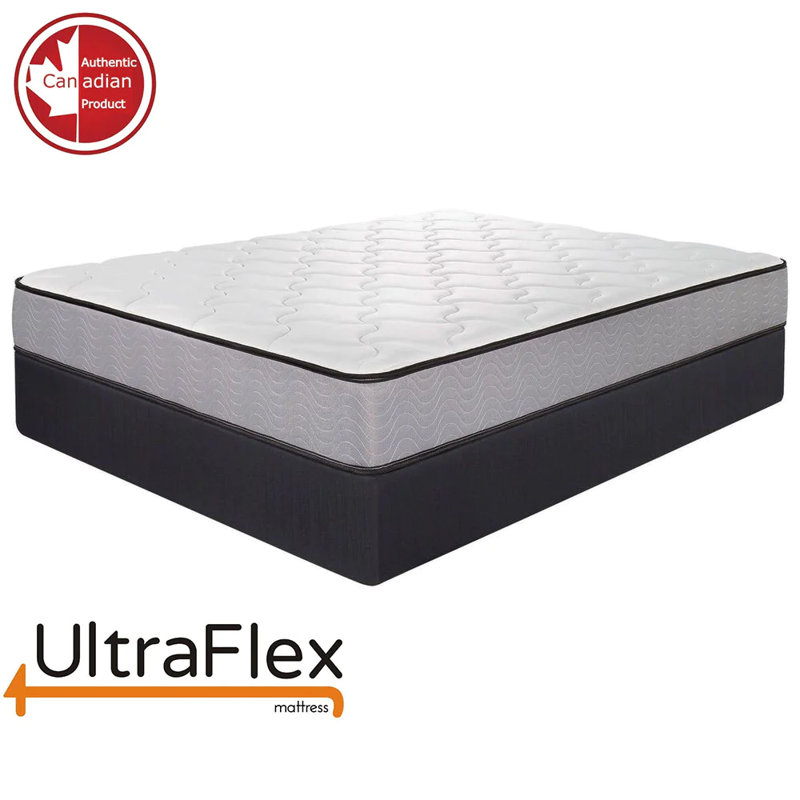 UltraFlex PARADISE - Mélange de mousse naturel très résistant, matelas à faible transfert de mouvement (fabriqué au Canada)