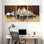 «Landscape & Nature Mountain Forest Reflection», ensemble de 3 impressions sur toile