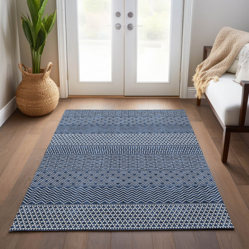 Tapis Tisdell avec envers antidérapant, Rectangulaire 8 pi x 10 pi