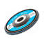 Flap Discs 4-1 / 2 "X 7/8" Disque de ponçage pour meuleuse d'angle 60 grains 10 paquets