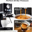 Machine à expresso compacte Zulay Kitchen - Cafetière à 20 barres avec buse à vapeur-129519828
