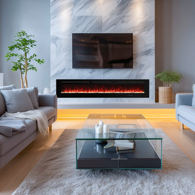 Gidney Symple Stuff Black Electric Fireplace