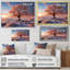 «Pink Tree Winters Sunrise Glow», impression d'art mural de paysages-312706132-312706134