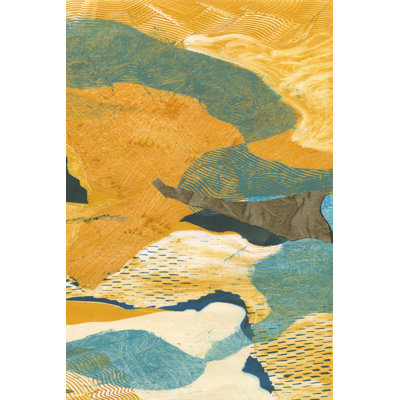 Mountain Shapes II - Wrapped Canvas Print