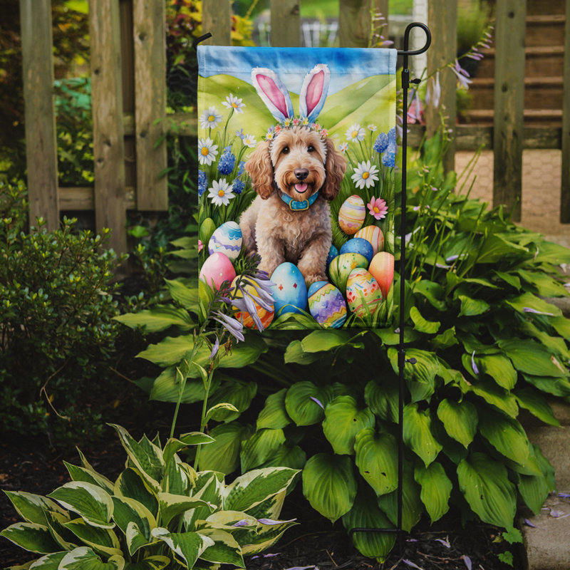 Easter Egg Hunt Double Sided 15.5'' H x 11.25'' W Polyester Easter Garden Flag