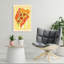 «Retro Pizza Lover», impression murale rétro-129897908