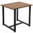 European Chestnut Square Wood Side Table