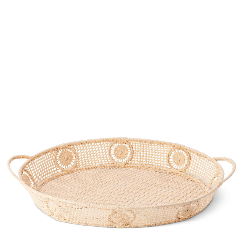 Raffia Decorative Tray