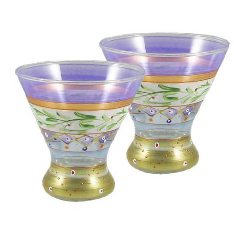 Guirlande mosaïque 7 oz. Verre cosmos, Mauve