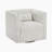 Jude 33" Modern & Contemporary Swivel Chair - Textured Fabric Chair with 360-Degree Swivel and Comfortable High-Density Foam Padding over Pocket Coils.