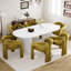Ensemble de table de salle à manger 70 po avec chaises Velevt-259004731-259004730-259004679