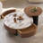 Cream-style walnut simple coffee table