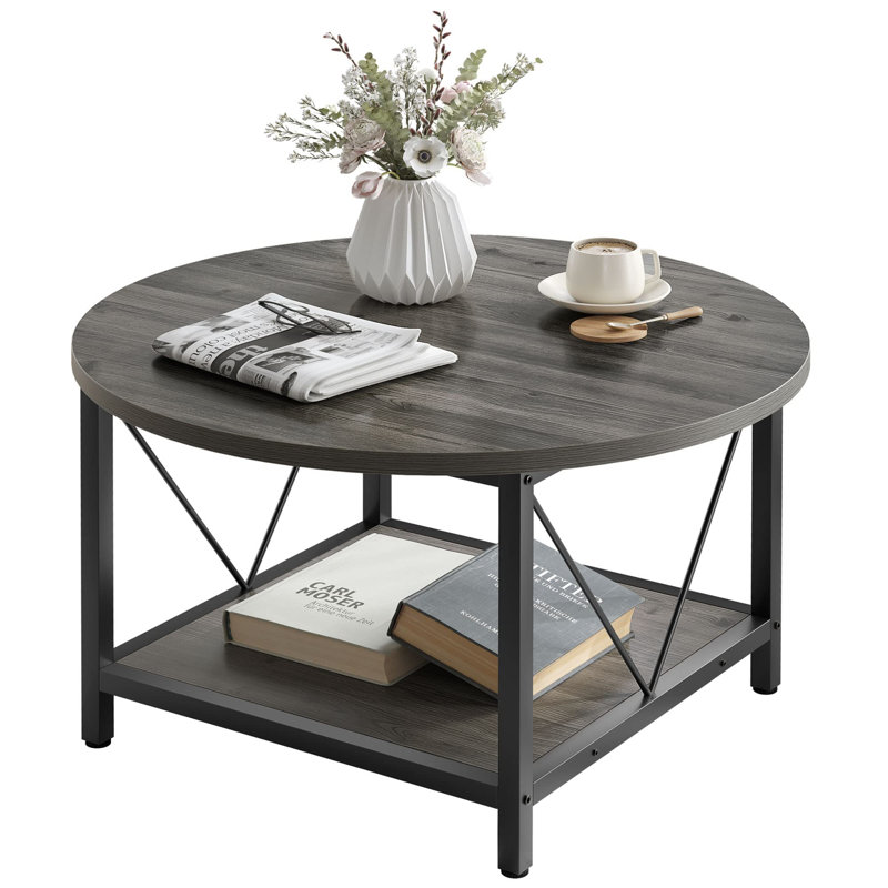 Amarilda Coffee Table with Storage, Grey