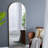 28X1x74" Celine Gold Arch Body Mirror