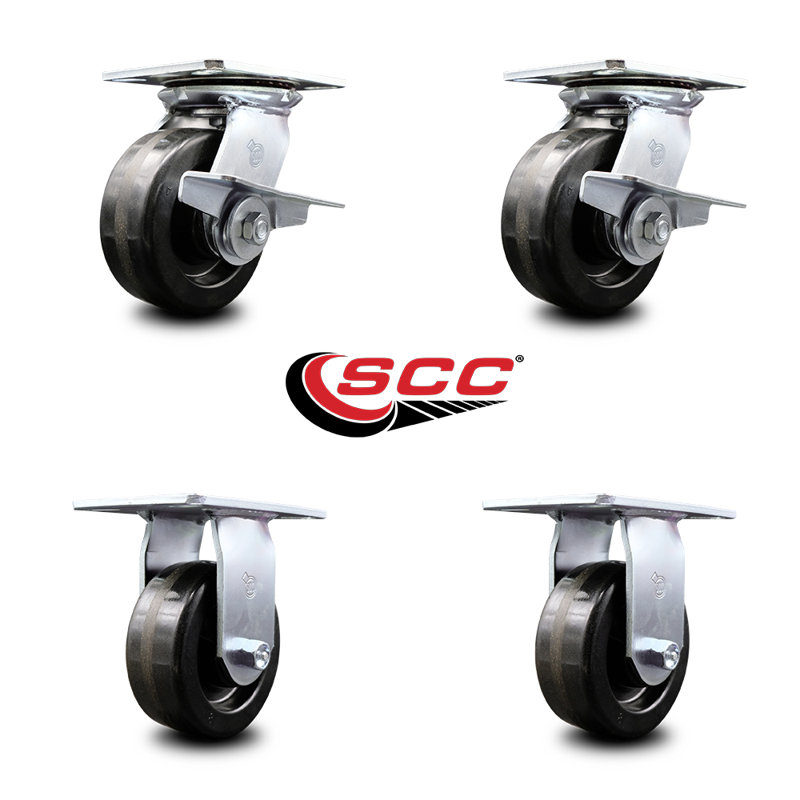 4 Piece Phenolic Caster Set