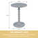 Pettegrow Pedestal End Table