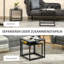 Aida Glass Top Frame Nesting Tables