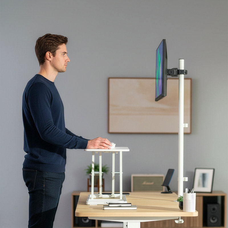 Unité de conversion pour bureau debout H 1,7 po x l 23,6 po