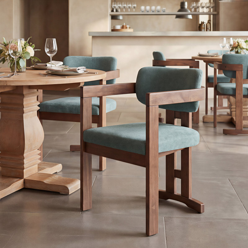Chaise en poly Poly gris et noyer