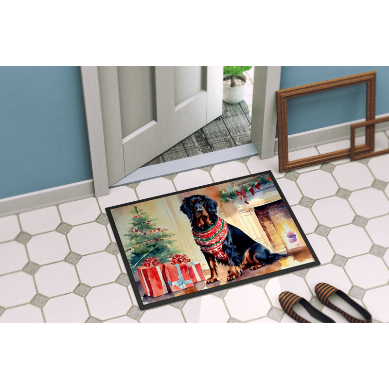 Tapis d'entrée antidérapant Jennalea, L 18 po x L 27 po