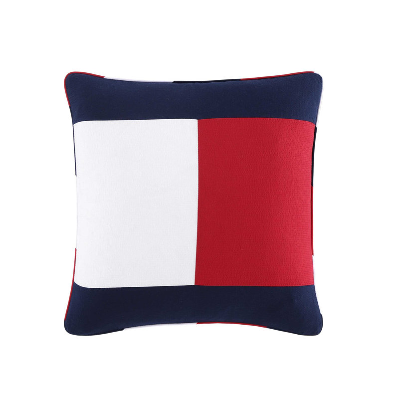 Tommy Hilfiger Flag Navy Throw Pillow