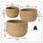 3 Piece Wicker Basket Set