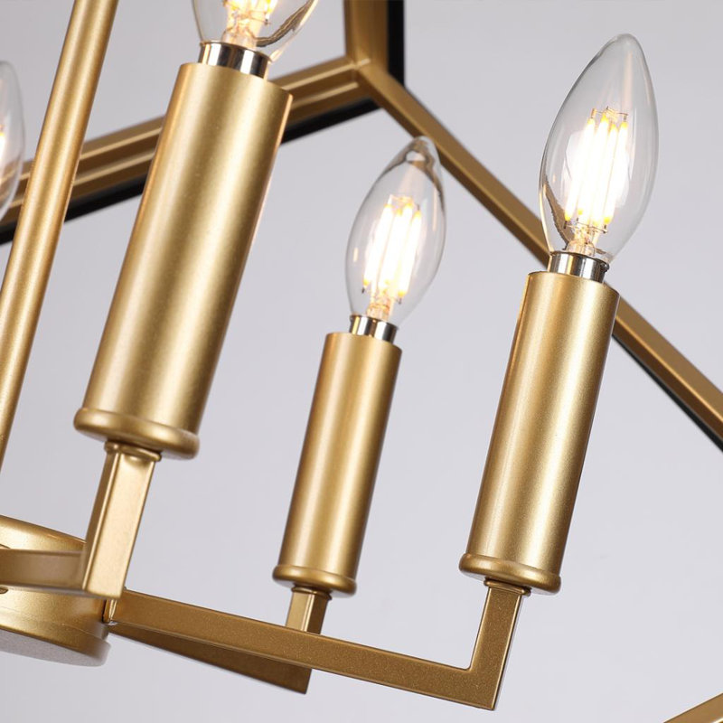 6 - Light Dimmable Chandelier