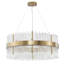 Lustre rond en verre 18 lumières Transitional-48402963