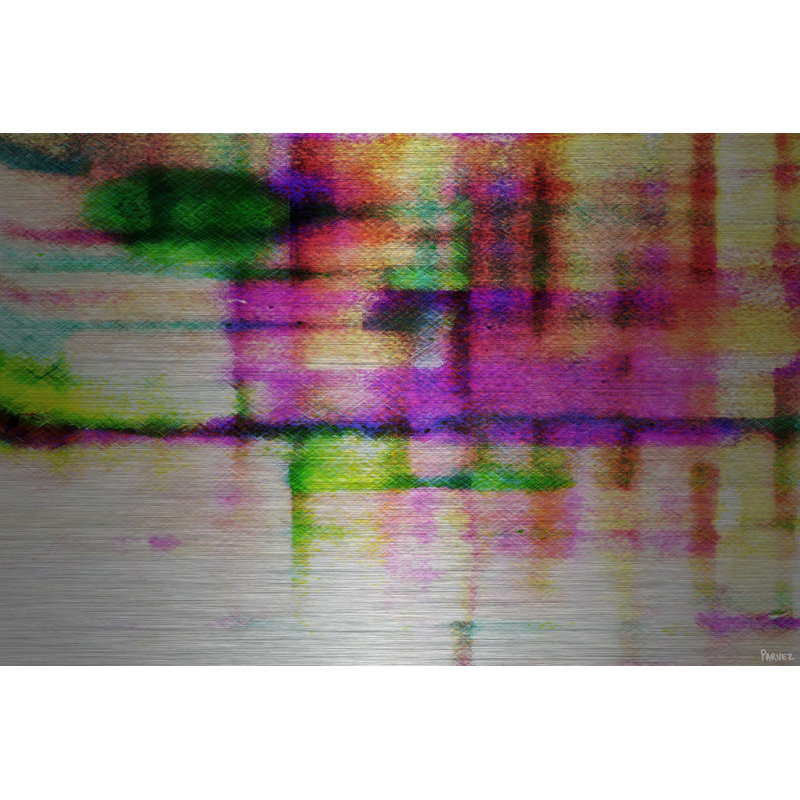 Vibrant Abstract Metal Print Wall Art, 8" x 12"