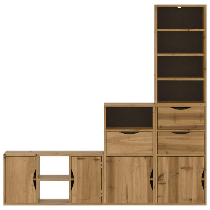 Unfinished Entertainment Centre for TVs up to 32", Natural